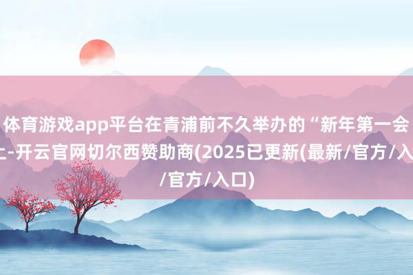 体育游戏app平台在青浦前不久举办的“新年第一会”上-开云官网切尔西赞助商(2025已更新(最新/官方/入口)