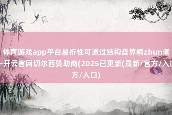 体育游戏app平台易折性可通过结构盘算精zhun调控-开云官网切尔西赞助商(2025已更新(最新/官方/入口)
